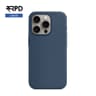 iPhone 16 Plus - Custodia in silicone, denim (versione Magsafe)