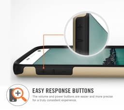 Samsung Galaxy S7 Edge - Loopee Shock Proof Commander Series oro – Bild 3