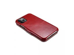 iPhone 11 Pro - Custodia Flip in vera pelle iCarer Serie Vintage (apertura laterale), rosso – Bild 3