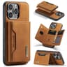 iPhone 11 Pro - Custodia posteriore DC.MING, look in pelle, slot per carte e chiusura magnetica, custodia protettiva, marrone cammello