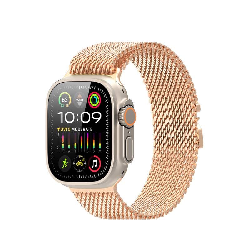 Apple Watch - DUX Milanese Air Strap - 38mm/40mm/41mm/42mm(10.Gen), Roségold