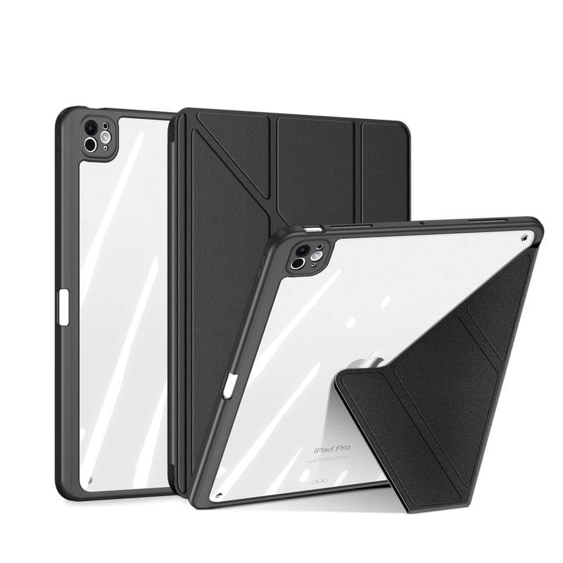 iPad Mini 7/6 - Dux Ducis Magi Series, aufstellbares Flip-Etui, schwarz