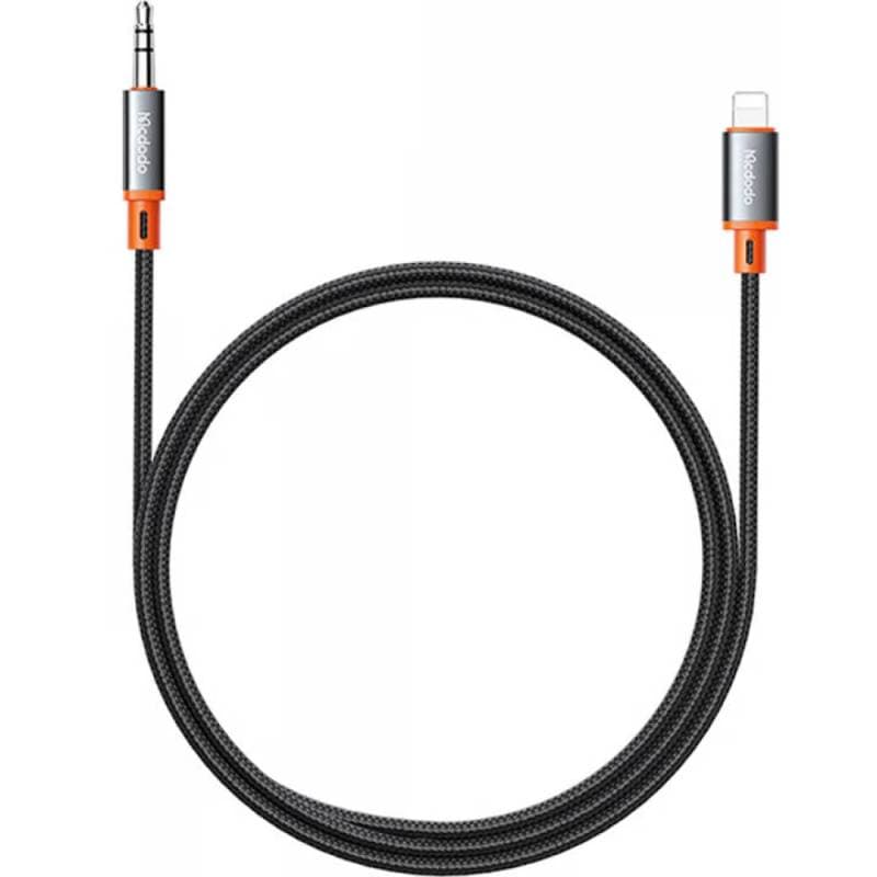 Mcdodo Lightning auf 3.5mm Kopfhörer Kabel mit Aluminiumsteckern, schwarz