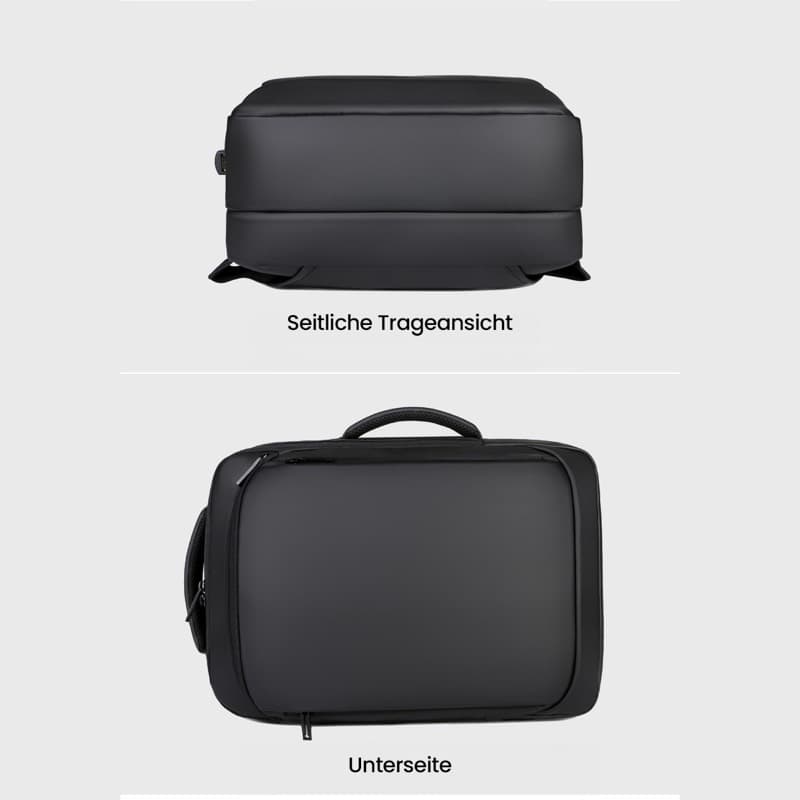 Okade - S58 Business backpack with USB port - For laptops up to 15.6" - Black – 4