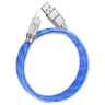 Hoco - U113 20W Fast charging resistant cable Lightning to USB-A 1M, Blue