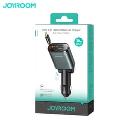 Joyroom - Chargeur de voiture 30W 3-in.1 rétractable, gris foncé (JR-CCL07) – Bild 4