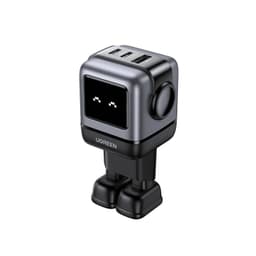 Ugreen - Uno RG a 3 porte 2x USB-C 1x USB-A Robot 65W, nero – Bild 1