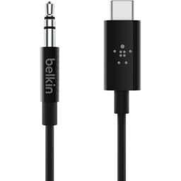 Belkin - 3.5mm Audio to USB-C Cable, 90cm, Audio cable for music, Black – Bild 1