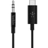 Belkin - 3.5mm Audio to USB-C Cable, 90cm, Audio cable for music, Black
