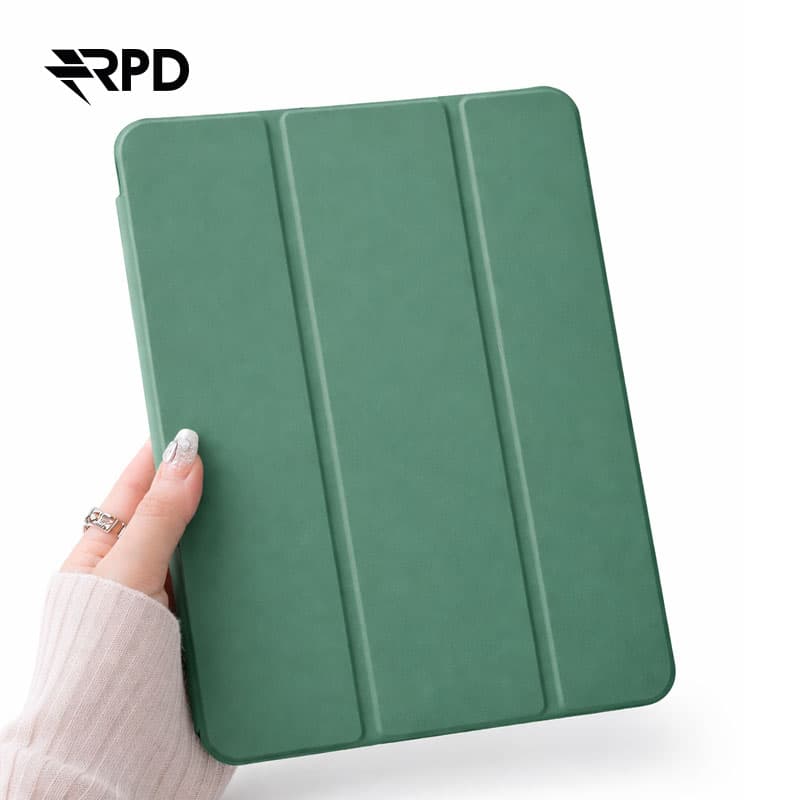 RPD - iPad Air 4/5 & Air 11" (2024/2025) SBL, Tri-Fold Smart Case, Dunkelgrün – 2