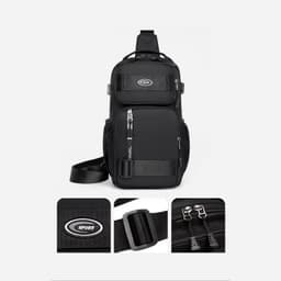 Okade - Borsa sportiva grigio scuro - Borsa a tracolla Crossbody, nero – Bild 6