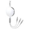 Proove - Triple Sync Adapter, USB-A to USB-C + MIcro-USB + Lightning, White