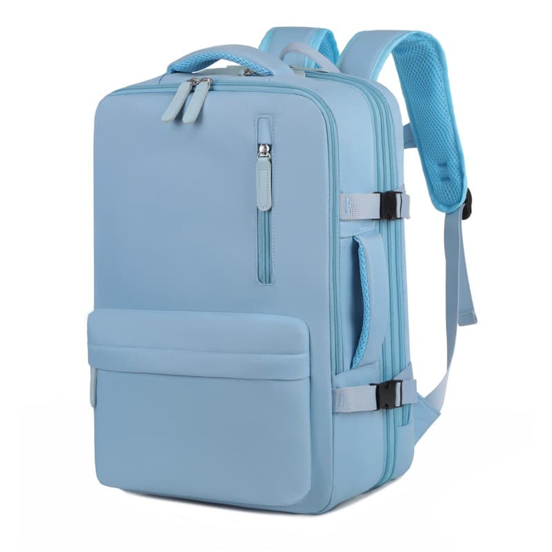 Okade - S2304 Laptop backpack 17.3" - USB, water-repellent, business & travel, light blue