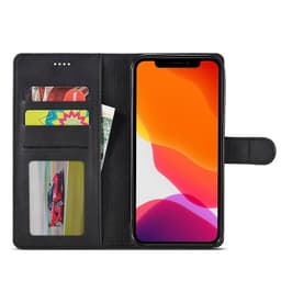 iPhone 13 Pro - LC.IMEEKE Custodia a portafoglio con 3 scomparti per carte e chiusura magnetica, nero – Bild 4