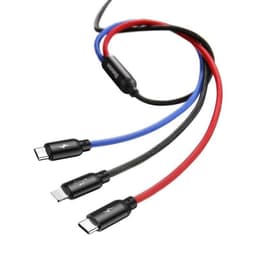 Baseus 3 in 1 USB Cable 120cm (Micro-USB, Type C, Lightning) (CAMLT-BSY01) – Bild 2