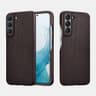 iCarer Samsung S22 Hippocrate Back Case en cuir Café ALS2203