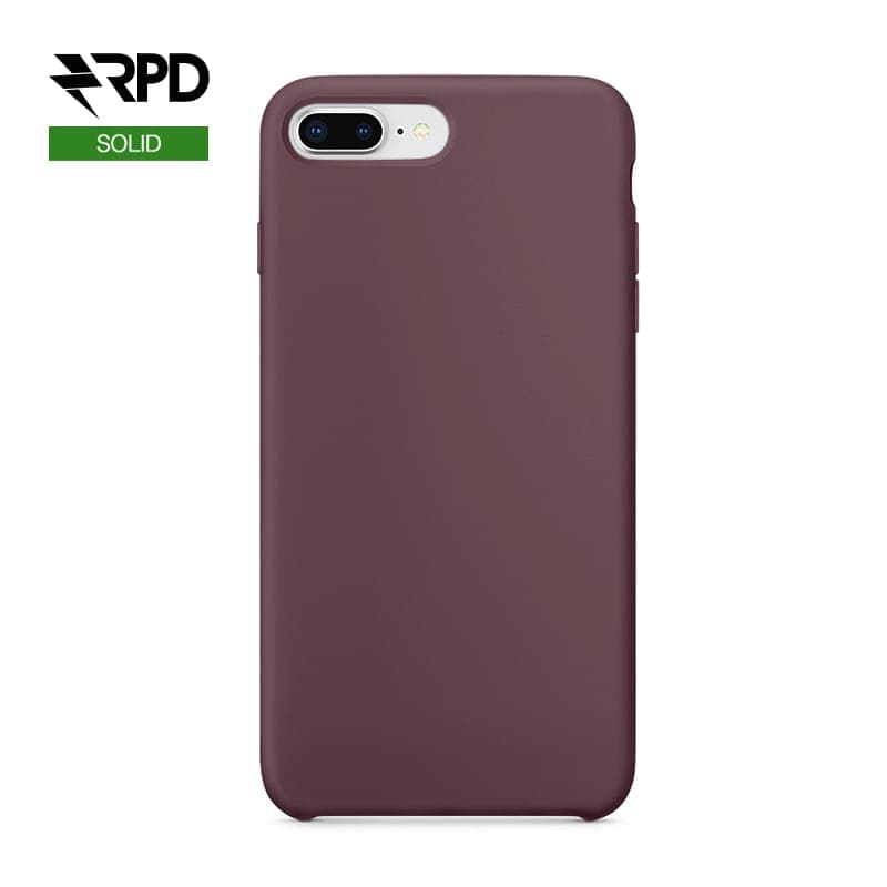 iPhone 7/8 Plus - Solid Silicone Case Blackcurrant