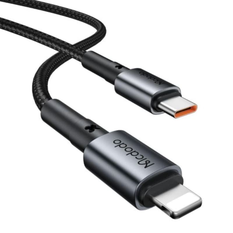 Mcdodo - 30W Fast Car Charger Kit - inkl. Lightning & USB-C 1.2m Kabel, schwarz – 2