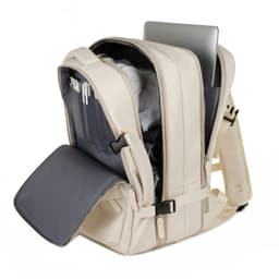 Okade - S2304 Notebook backpack - USB, water-repellent, business and travel, up to 17.3 inch, beige – Bild 8