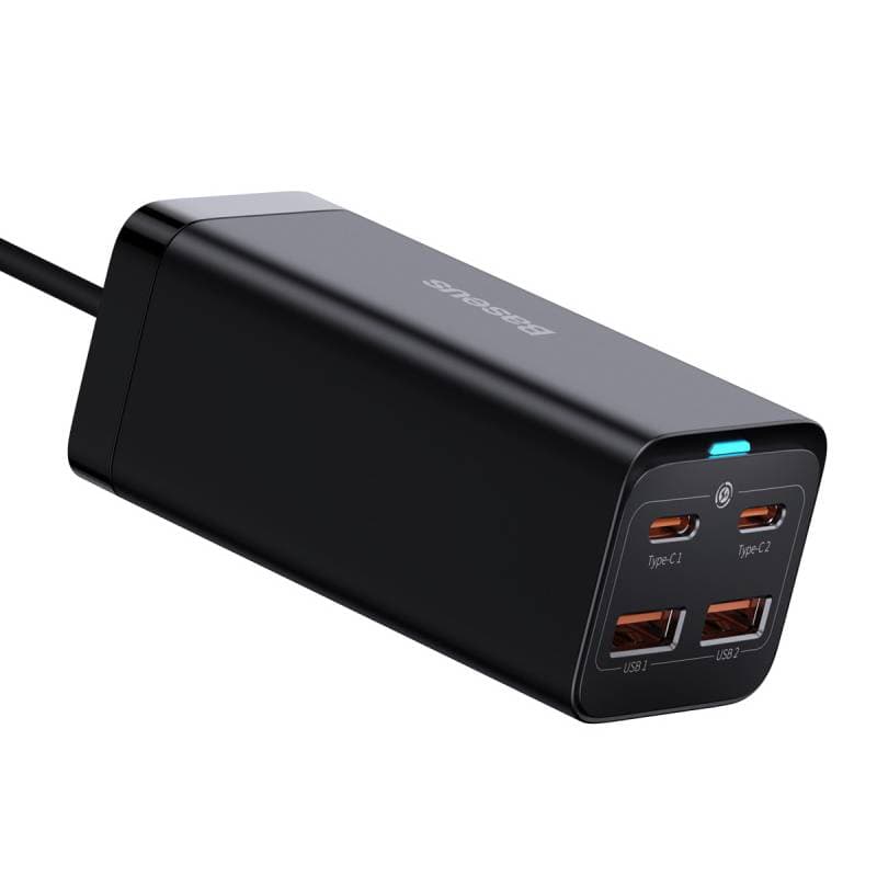 Baseus - GaN3 Pro - Desktop Schnellladegerät 2U+2C, 100W EU, Schwarz (CCGP000101) – 4