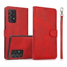 Samsung Galaxy S22 - Magnetic 2in1 flip case red – Bild 1