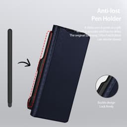 Samsung Galaxy Z Fold 7 - Dux Ducis Bril Series mit Stifthalter magnetische Version, Blau – Bild 4