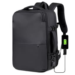 Okade S70 Zaino per laptop da 17,3 pollici - Zaino da lavoro e da viaggio USB, funzione valigia, nero – Bild 4