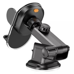 Hoco H3 - Braccio a morsetto con apertura a un clic, stabile supporto da auto per smartphone, nero – Bild 3