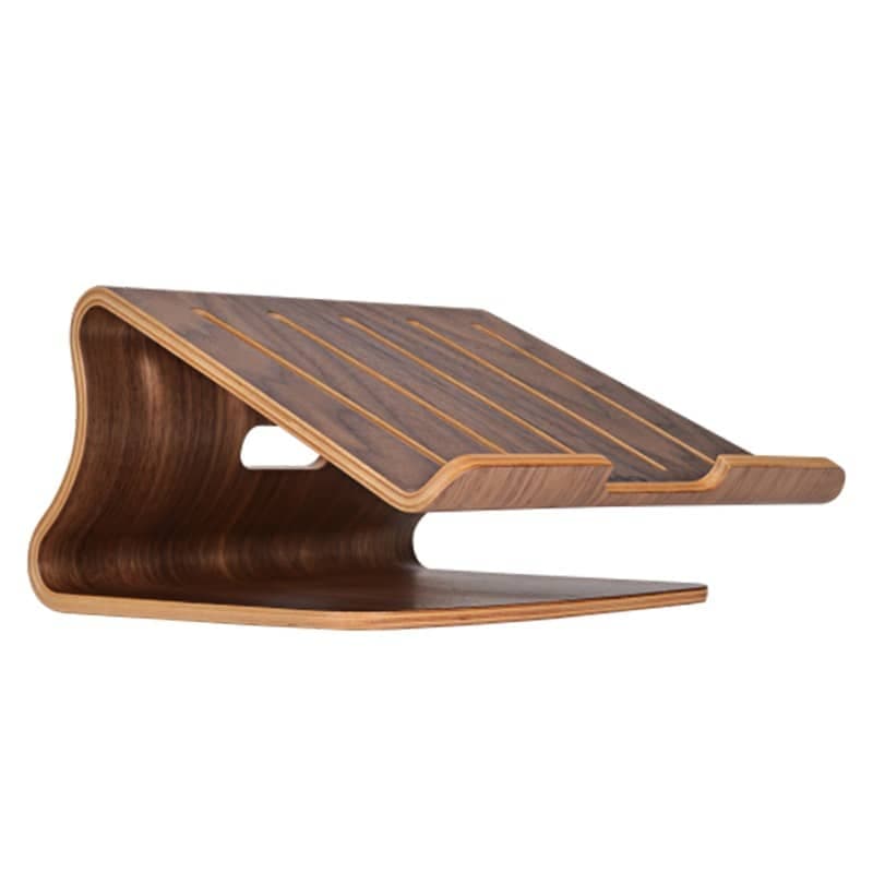 Samdi Woodstand Macbook brown