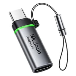 McDodo - USB-C to Lightning Adapter, 60W, Auto Power Off , Schwarz – Bild 1