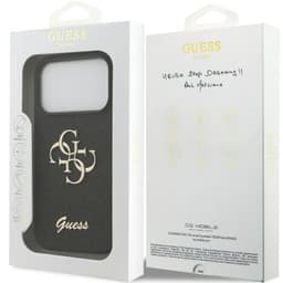 iPhone 17 - Étui métal Guess Logo, noir GUHCP17LHG4SGK – Bild 7