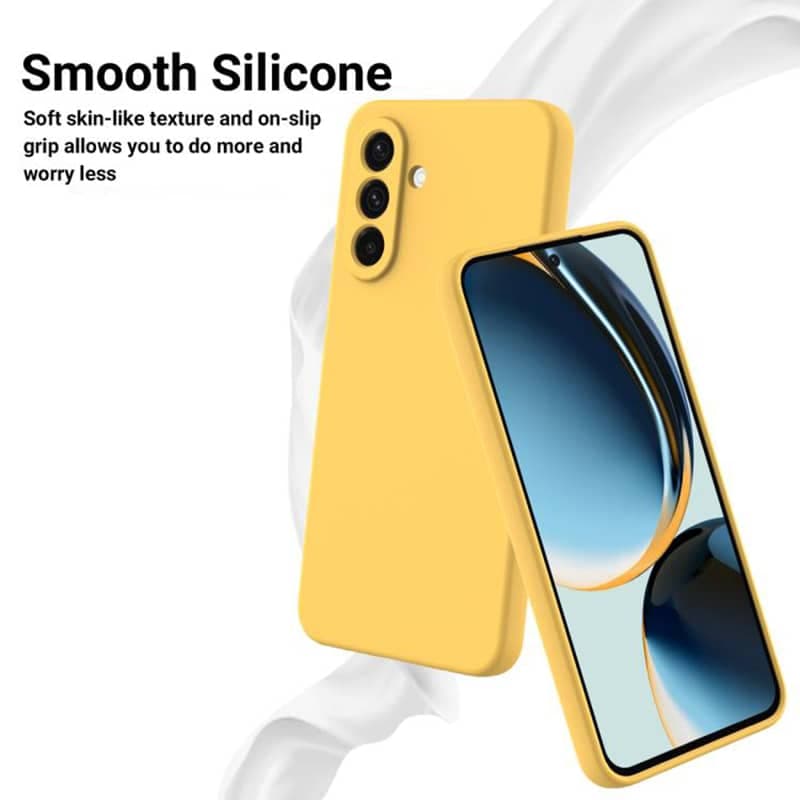 Samsung Galaxy A17 5G - Custodia protettiva in silicone, giallo – 3