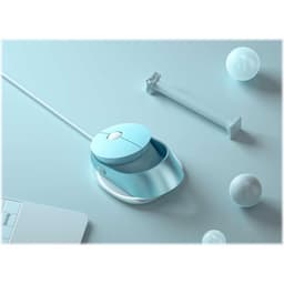 rapoo - Ralemo Air 1 - Mouse Bluetooth - Mouse senza fili, blu chiaro – Bild 5
