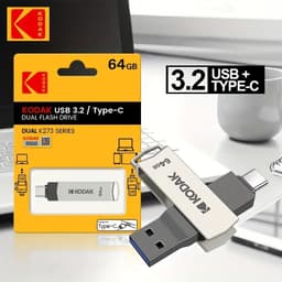 Kodak USB-Stick 64GB (Dual K273 Series) – Bild 1