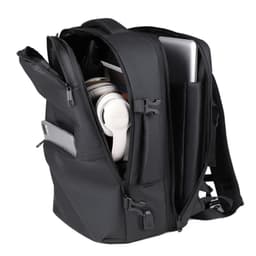 Okade S70 Zaino per laptop da 17,3 pollici - Zaino da lavoro e da viaggio USB, funzione valigia, nero – Bild 9