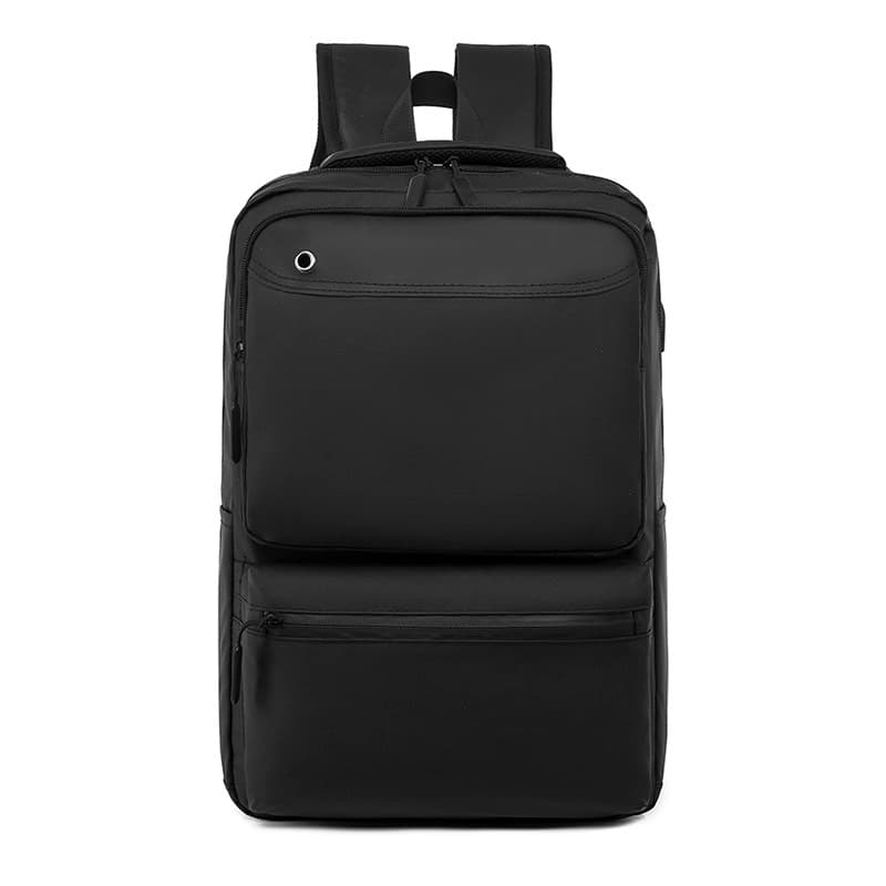 Okade S9903 - Laptop backpack 13-15.6" with USB & trolley strap, water-repellent, black – 2