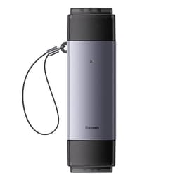 Baseus - Lite Serie - USB-A & Typ-C Kartenleser für SD/TF, Grau (WKQX060113) – Bild 2