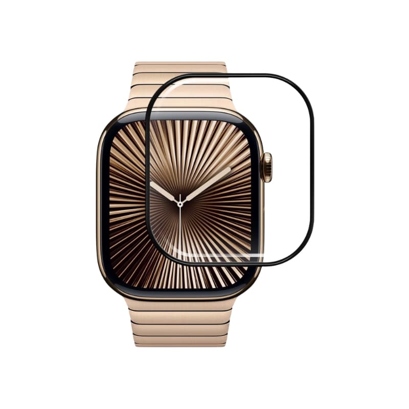 ANANK Apple Watch 10 42mm - Tempered Glass, black – 2