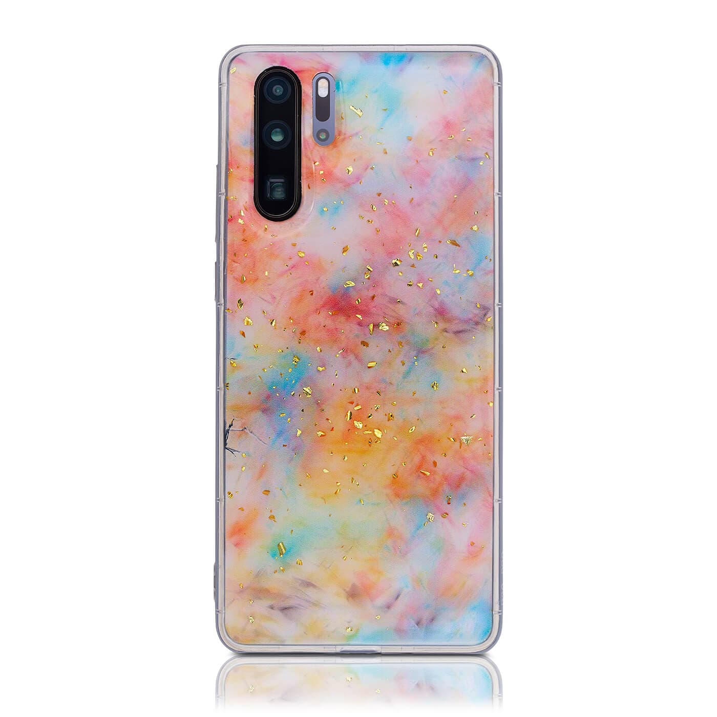 Huawei P30 Pro - Nuvole arcobaleno e fiocchi d'oro