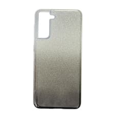 Samsung S21 Diamond bling black/Silver case – Bild 1