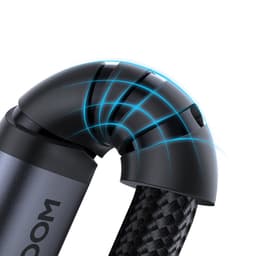 Joyroom - SY-A07 Audio-Transfer Serie AUX-Kabel (Type-C zu 3,5mm, 1,2m), Schwarz – Bild 3