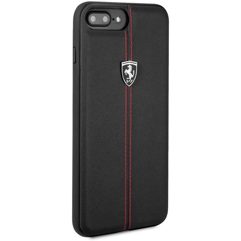iPhone 7 Plus / 8 Plus – Scuderia Ferrari Leder Case, Schwarz – 4