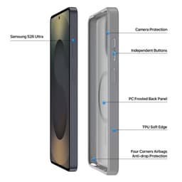 Samsung Galaxy S26 Plus - Dux Ducis Yind Series avec Magsafe, Gris – Bild 4