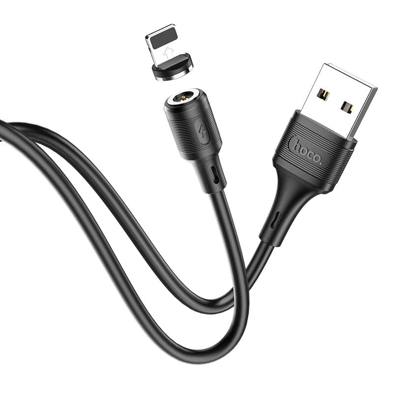 Câble de charge magnétique Hoco Lightning - X52 - noir