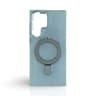 Samsung Galaxy S22 Ultra - MagSafe Standetui mit Glitzer Ring, silber