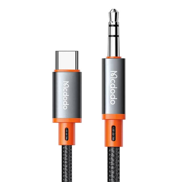 Mcdodo USB-C auf 3,5mm AUX Digital Audio Kabel, Schwarz