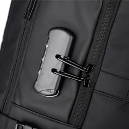 Okade S70 Zaino per laptop da 17,3 pollici - Zaino da lavoro e da viaggio USB, funzione valigia, nero – Bild 5