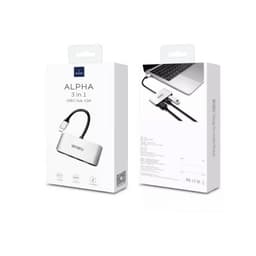 Wiwu Alpha 3 in 1 HUB USB-C C2H, argento – Bild 1