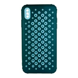 iPhone XS Max - Perforated Case Green / Blue – Bild 1