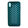 iPhone XS Max - Perforated Case Green / Blue